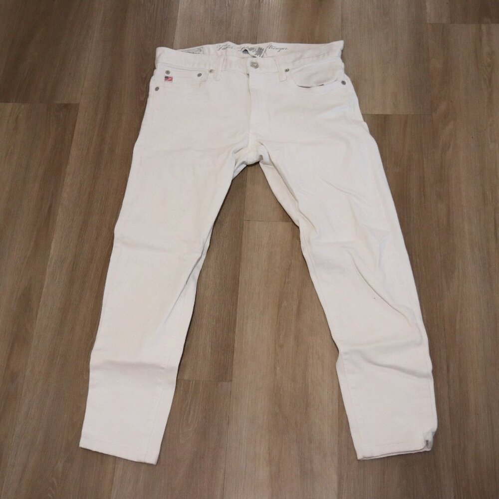 Polo Ralph Lauren Team USA white skinny jeans